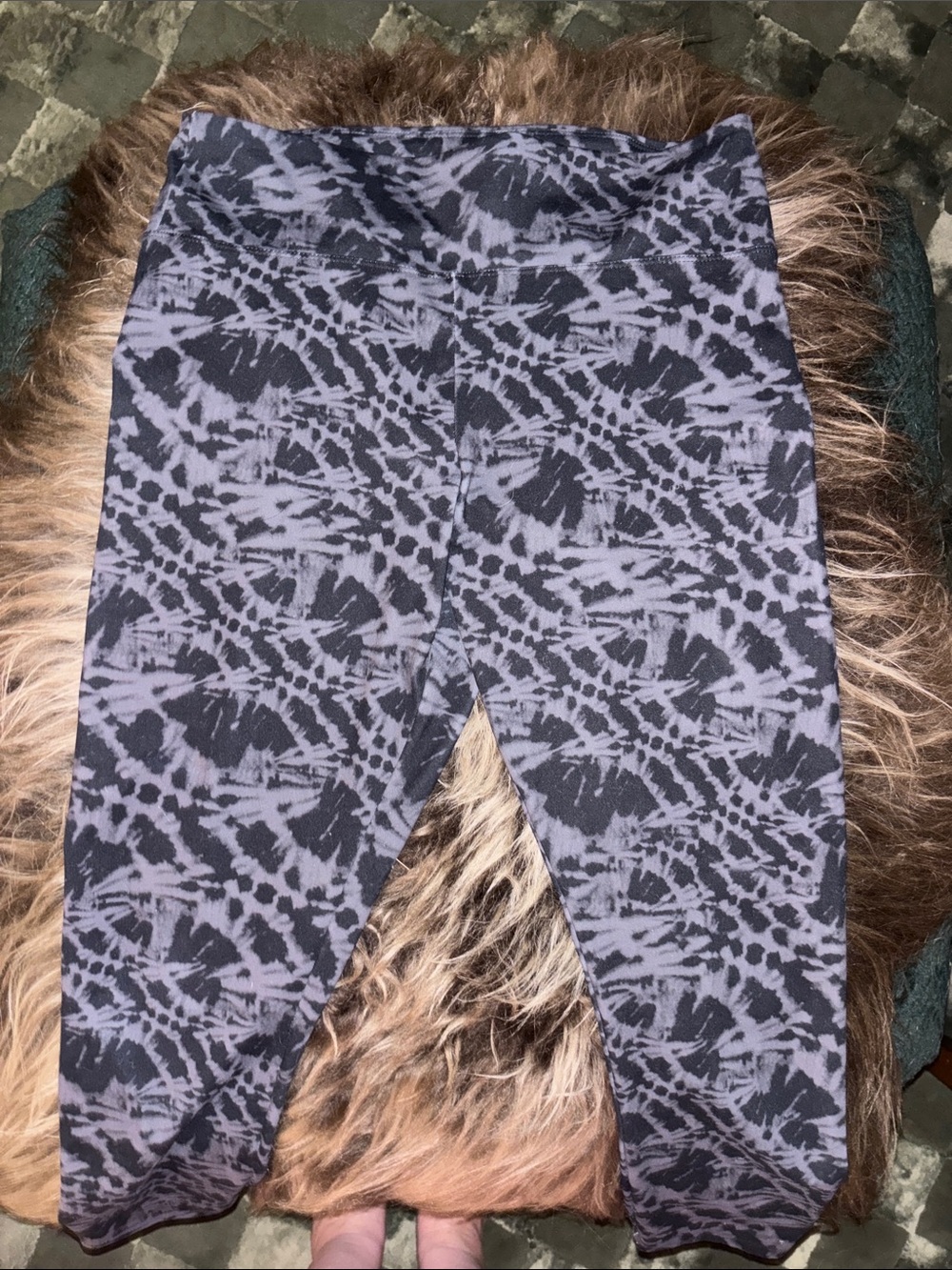 Express Gray & Black leggings. Super soft